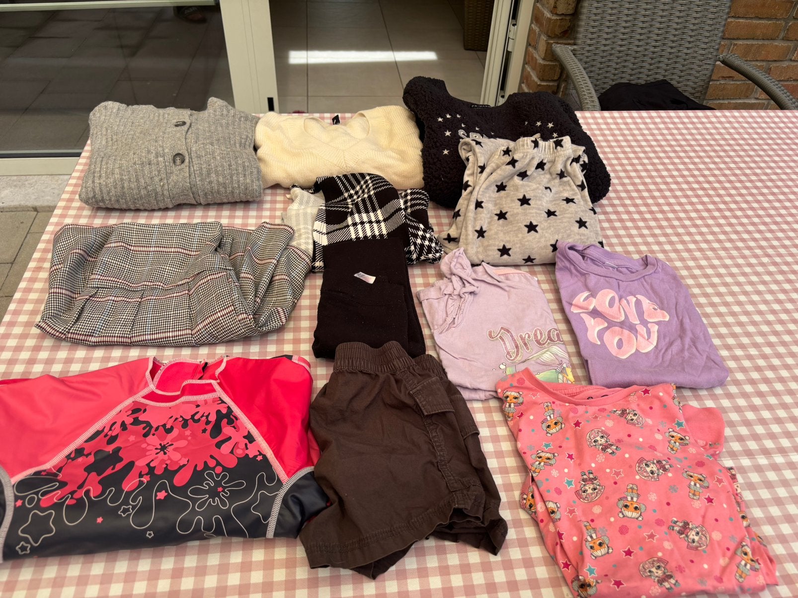 vêtements filles, Enlèvement, Porté