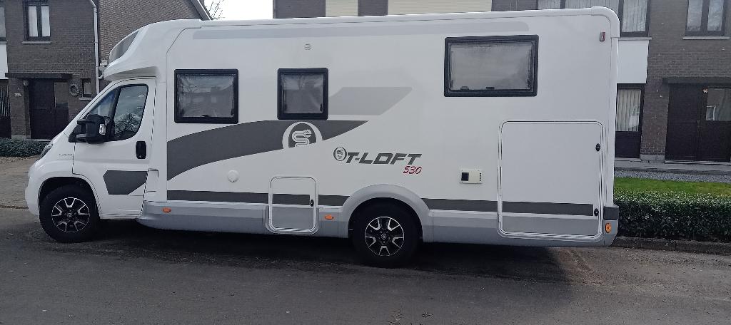 Elnagh T-Loft530, Caravanes & Camping, Camping-cars, Particulier, jusqu'à 5, Semi-intégral, Fiat, Fiat, 7 à 8 mètres, Diesel, Boîte manuelle