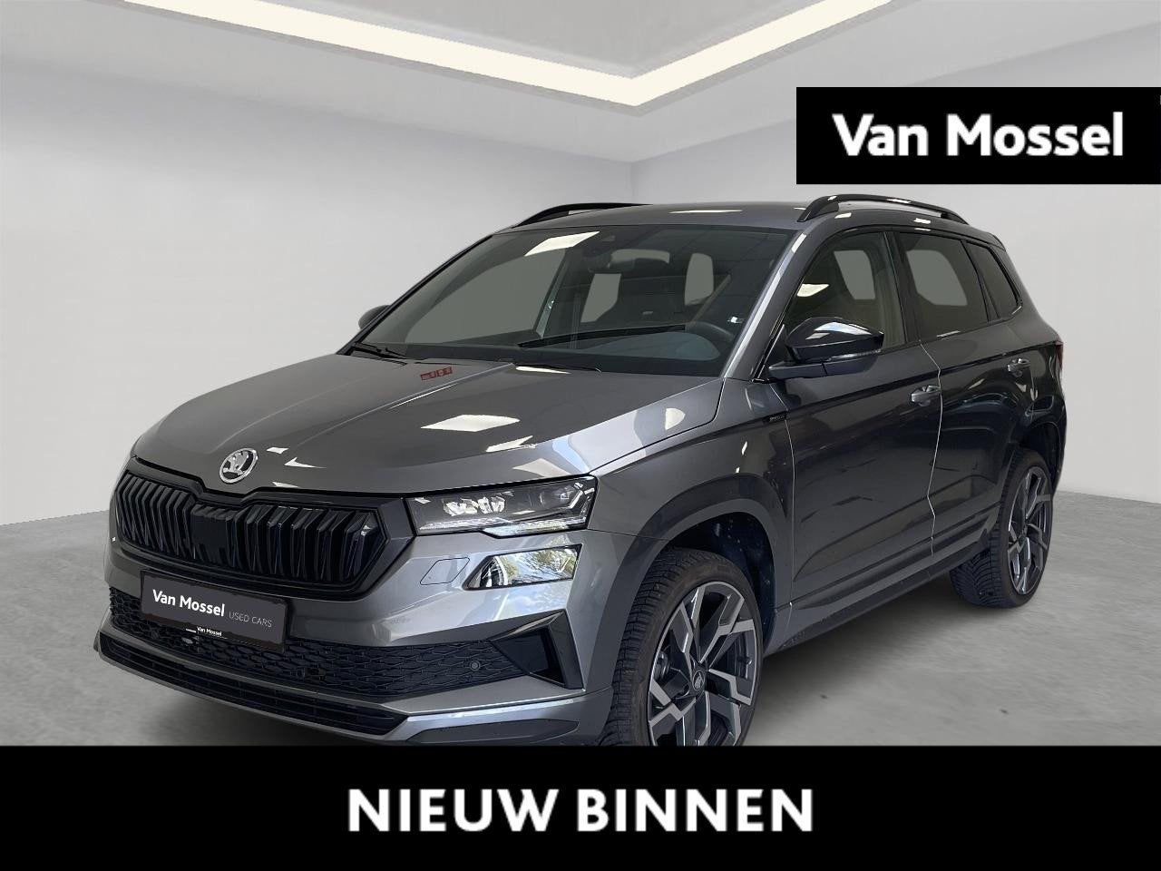 Skoda Karoq 1.5 TSI 110kW DSG7 Sportline (automatique), Autos, Argent ou Gris, Achat, 139 g/km, 110 kW