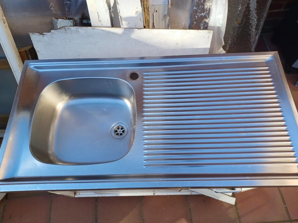 Inox spoelbak, Ophalen