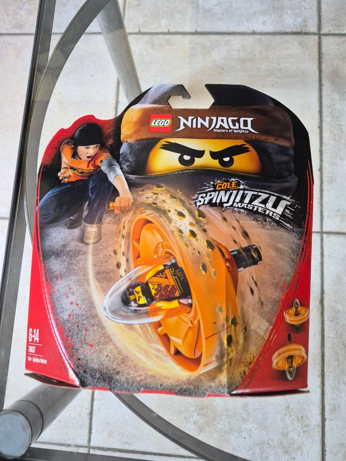LEGO NINJAGO 70637 Cole Spinjitzu Master Cole, Gebruikt, Lego, Ophalen of Verzenden, Compleet