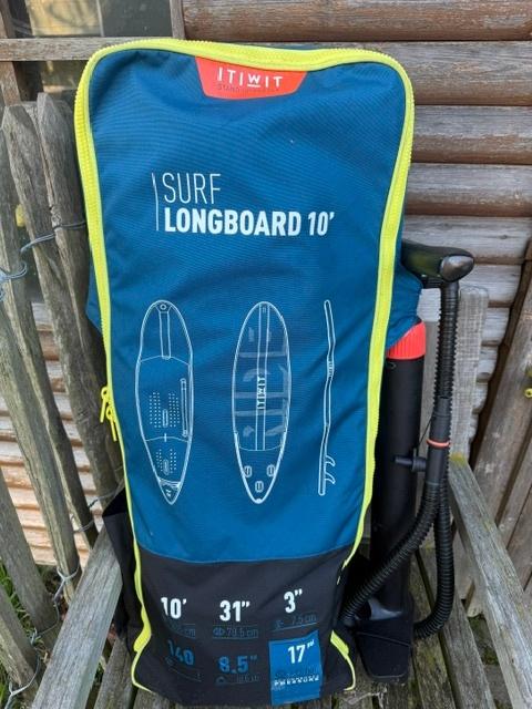 Itiwit surf longboard 305 cm 78,5 cm 7,5 cm, Watersport en Boten, Suppen, Ophalen, Zo goed als nieuw, SUP-boards