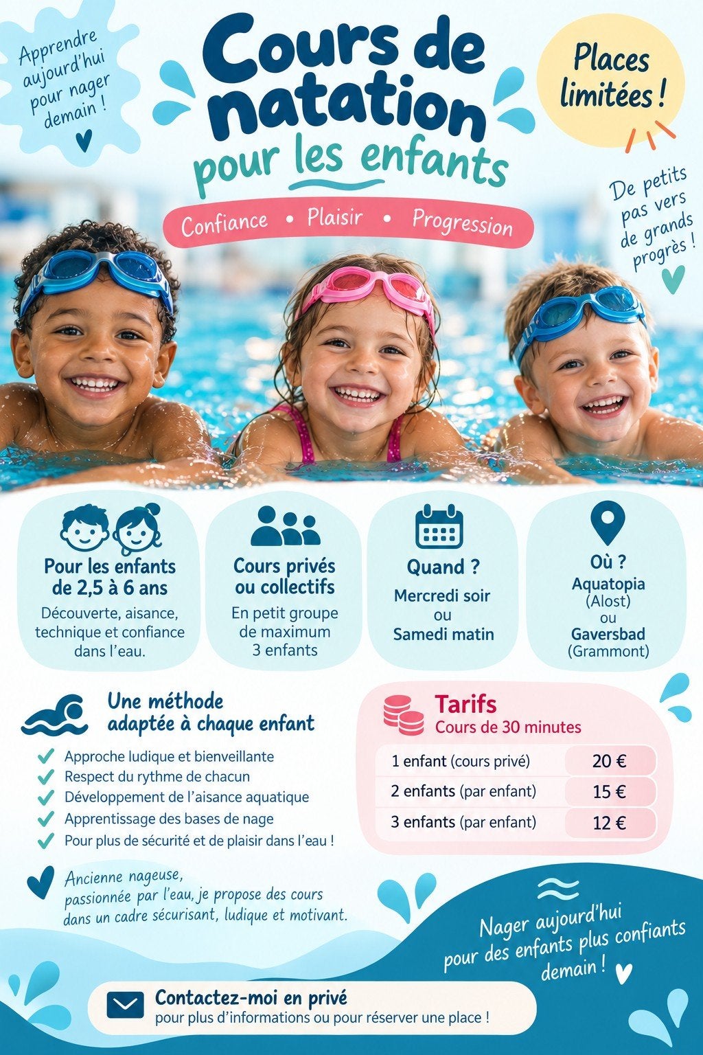 ‍️ Zwemlessen voor kinderen, Ophalen