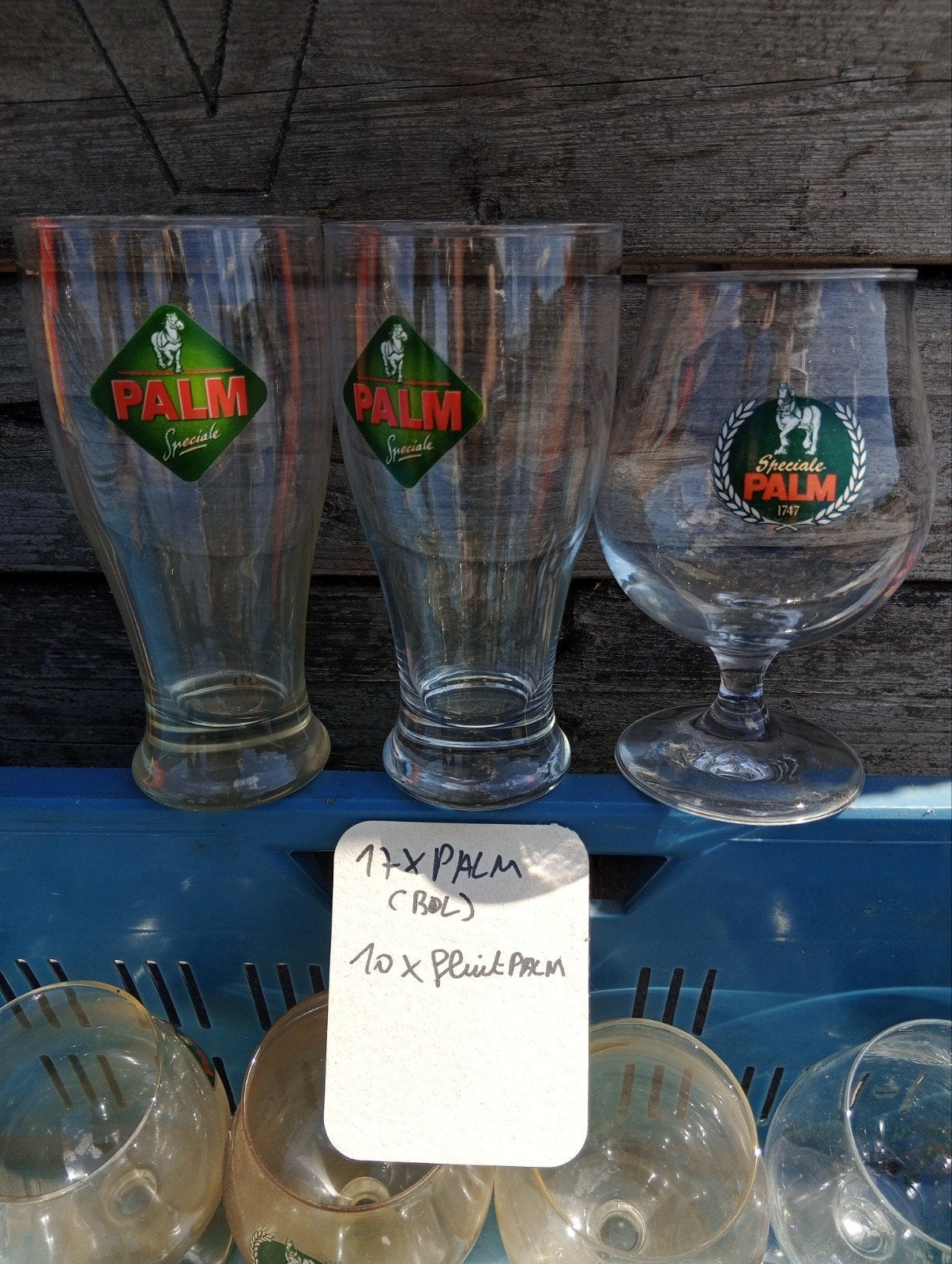 bierglazen, Verzamelen, Ophalen