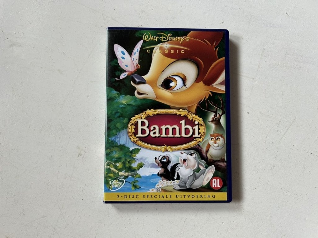 Walt Disney Bambi DVD - Speciale uitvoering 2 disc, CD & DVD, Suppléments, Enlèvement ou Envoi, Dessin animé, Tous les âges