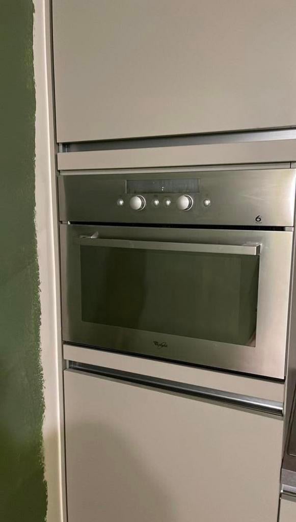 Whirlpool Combimicrogolfoven, Microgolffunctie, Zo goed als nieuw, Oven met grill, Inbouw
