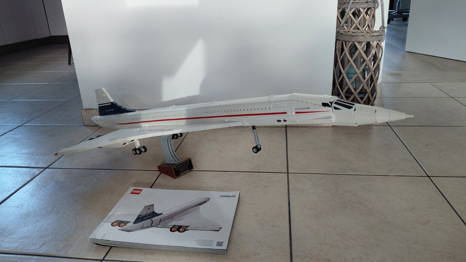 lego concorde 10318, Ophalen, Gebruikt, Lego, Inclusief instructies