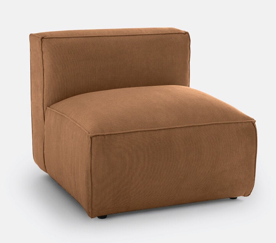 Chauffeuse Vintage Noisette, Maison & Meubles, Moins de 150 cm, Une personne, Enlèvement, Tissus