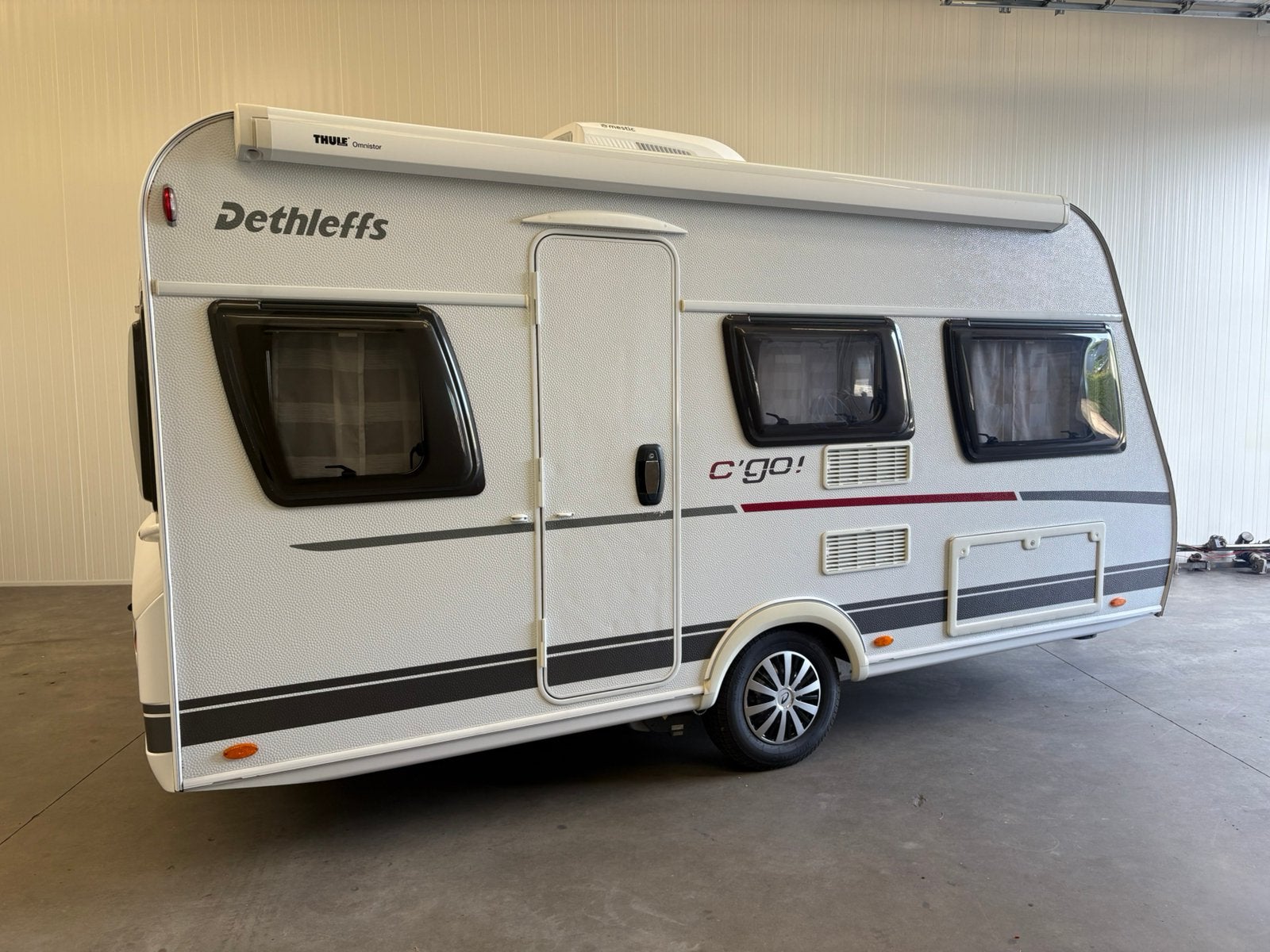 Dethleffs c’ go meter mover en airco, Caravans en Kamperen, Treinzit, Particulier, Tot en met 4, 1000 - 1250 kg