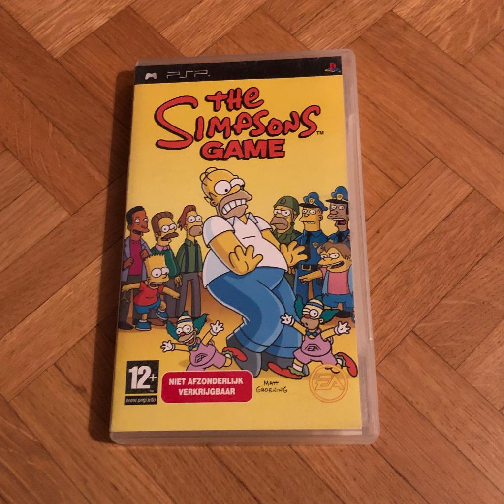PSP The Simpsons Game, Games en Spelcomputers, Games | Sony PlayStation Portable, Niet werkend, Avontuur en Actie, Ophalen of Verzenden