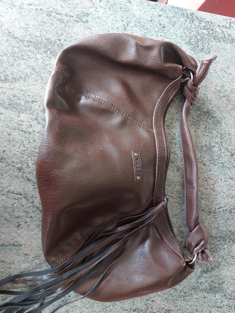 Bruine handtas, Handtassen en Accessoires, Tassen | Damestassen, Ophalen, Handtas