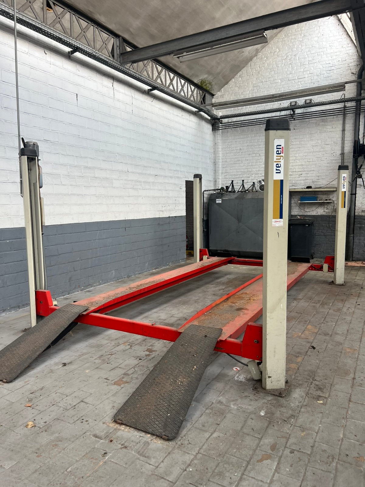 Hefbrug 4 palen Velyen 3,2 T, Ophalen