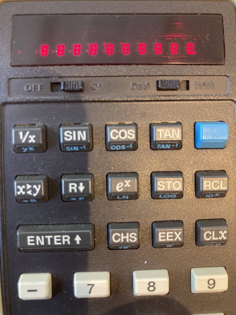 Calculatrice vintage HP 21, Envoi, Hewlett Packard