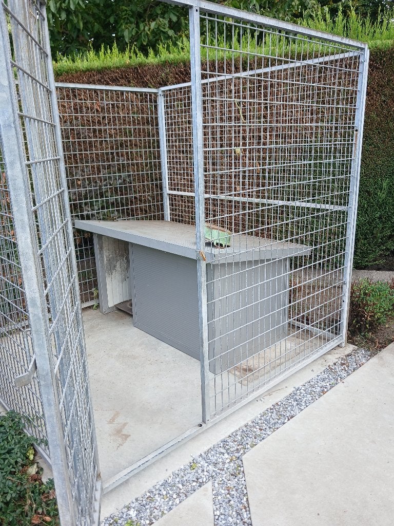 Hondenren + slaaphok, Dieren en Toebehoren, Ophalen, Gebruikt, 110 cm of meer, 100 cm of meer