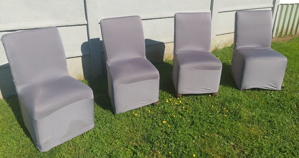 stoelen met wieletjes, Huis en Inrichting, Ophalen, Gebruikt, Stof, Vier