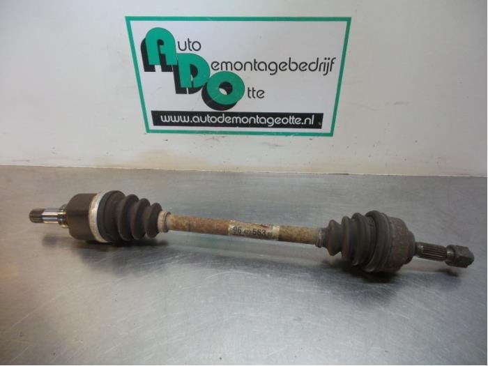 Aandrijfas links-voor van een Citroen Pluriel (C3 Pluriel 03, Gebruikt, -, Ophalen of Verzenden, -