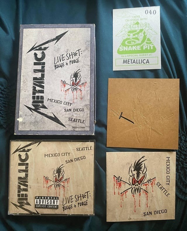 Metallica.Live SH*T:Binge&purge.3 CD, 2 DVD., Limited edition, Ophalen of Verzenden