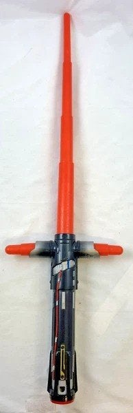 Hasbro Star Wars Kylo Ren lichtzwaard  Lead Villain Extend, Verzamelen, Star Wars, Verzenden, Zo goed als nieuw, Replica