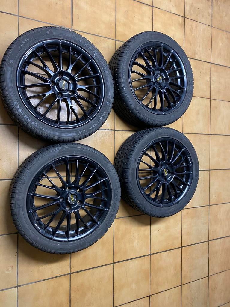 Dotz velgen 17 inch met winterbanden, Ophalen, Velg(en), 17 inch, Winterbanden