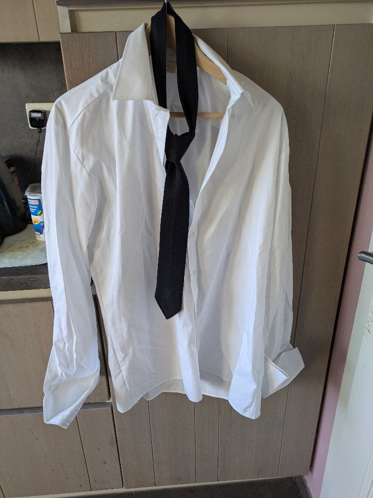 Zeemacht hemd en das, Verzamelen, Militaria | Algemeen, Ophalen of Verzenden, Marine, Kleding of Schoenen
