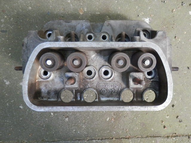 Cilinderkop VW Kever of Karmann Ghia, 1300 cc., origineel VW, Auto-onderdelen, Motor en Toebehoren, Ophalen, Gebruikt, Oldtimer onderdelen