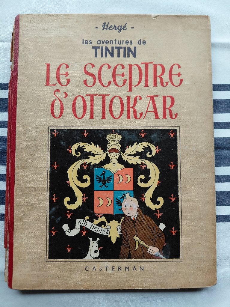 TINTIN LE SCEPTRE D’OTTOKAR n&b A17 1941, Livres, Enlèvement ou Envoi, Une BD, Utilisé, Hergé