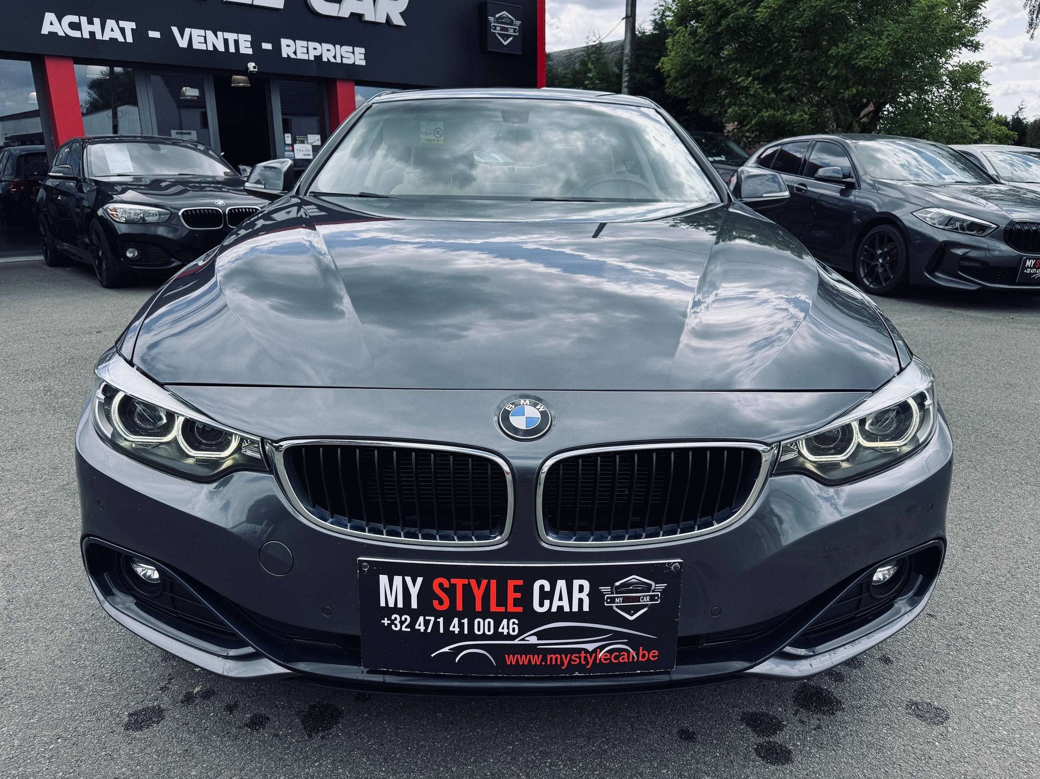 BMW 418 Coupé 418 dA, cuir, Navi, Garantie 1an, Autos, Argent ou Gris, Achat, Entreprise, 109 g/km