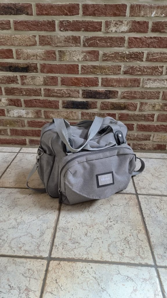 Béaba Genève Luiertas, Kinderen en Baby's, Schoudertas functie, Gebruikt, Grijs, Ophalen