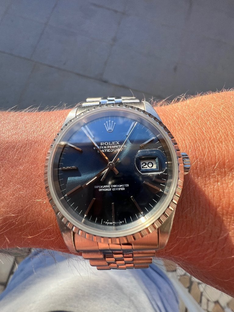 Rolex Datejust 36 - 16234 - Full Set, Ophalen, Staal, Rolex, Polshorloge