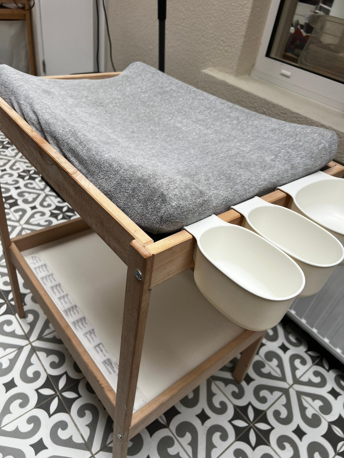 Table a langer avec 3 bacs de rangement, Enlèvement, Utilisé, Autres types