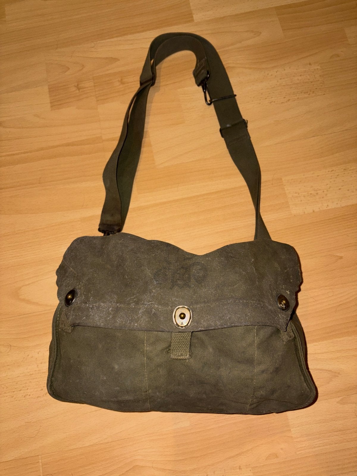 Musette M6 avec masque anti-gaz M3, Collections, Enlèvement ou Envoi
