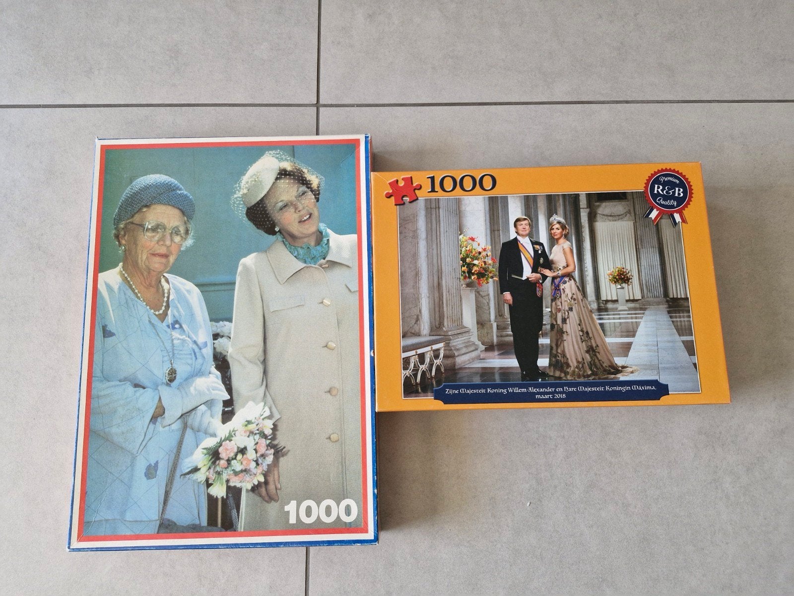 puzzels Koningshuis Nederland 1000st, Ophalen of Verzenden, Overige typen