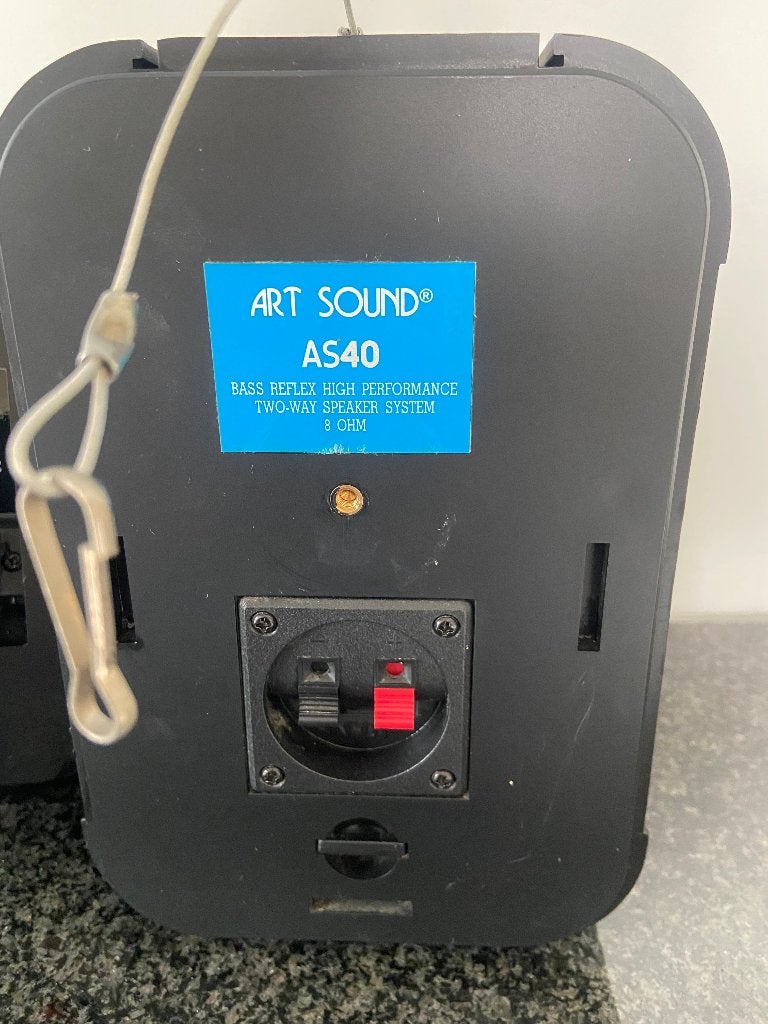 4 ART SOUND luidsprekers met muurbevestiging, Audio, Tv en Foto, Inclusief muurbeugels, Ophalen of Verzenden, Gebruikt, Stereo speakers