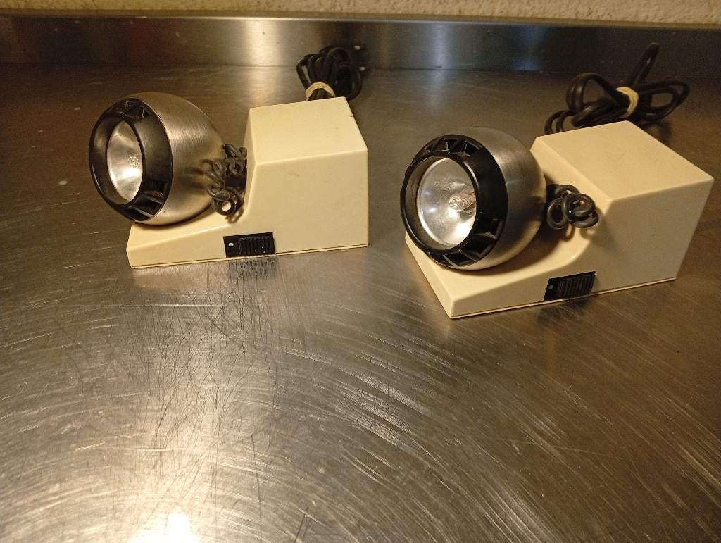 Paire de lampes Osram minispot Space Age, Enlèvement