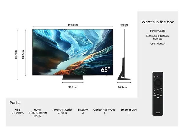 Samsung 65 pouces OLED S94H - neuf dans sa boîte, TV, Hi-fi & Vidéo, Neuf, 60 à 80 cm, Enlèvement, Samsung