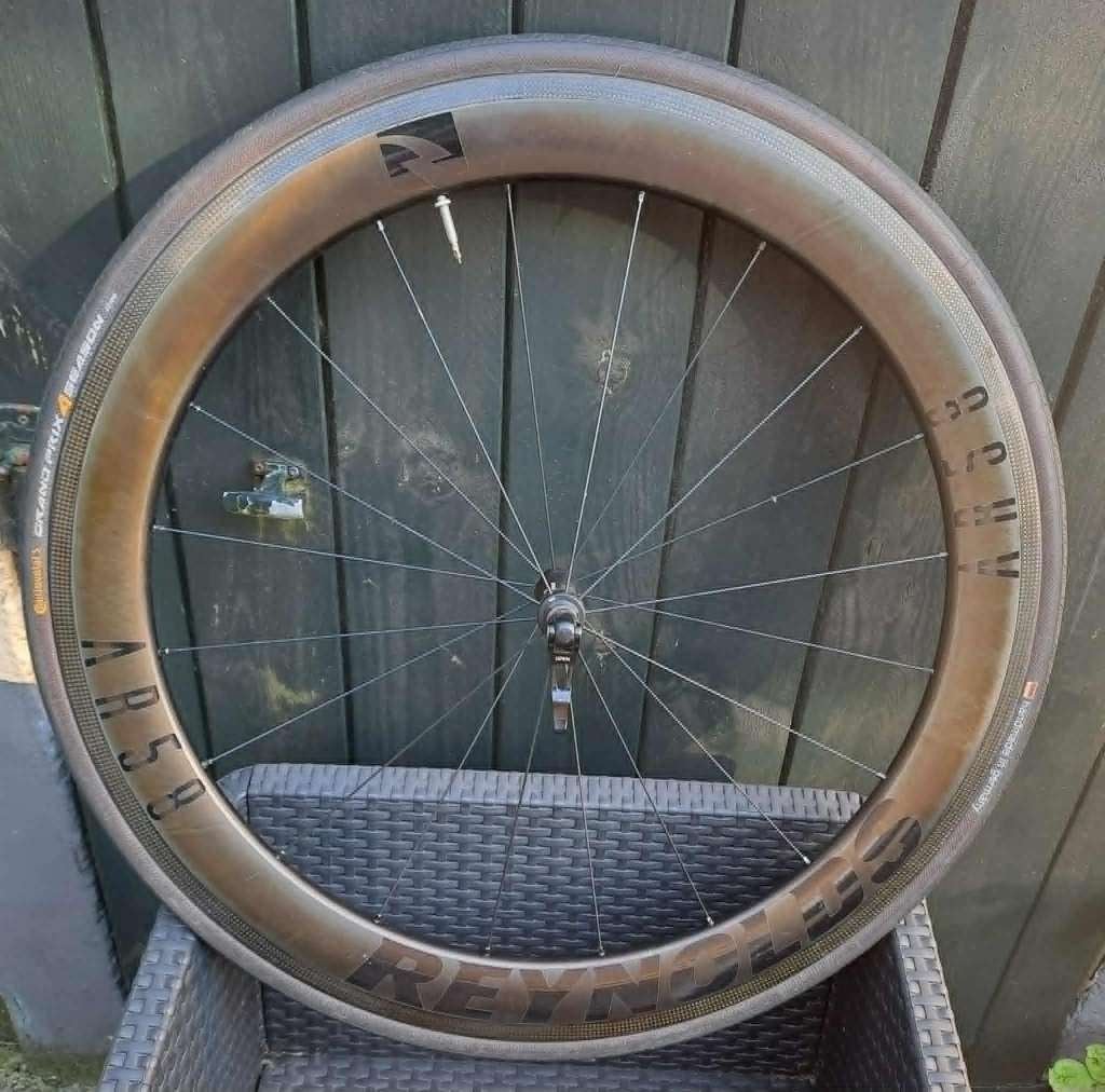 Carbon wielen REYNOLDS AR58, nieuwstaat, 60 mm., Ophalen, Zo goed als nieuw