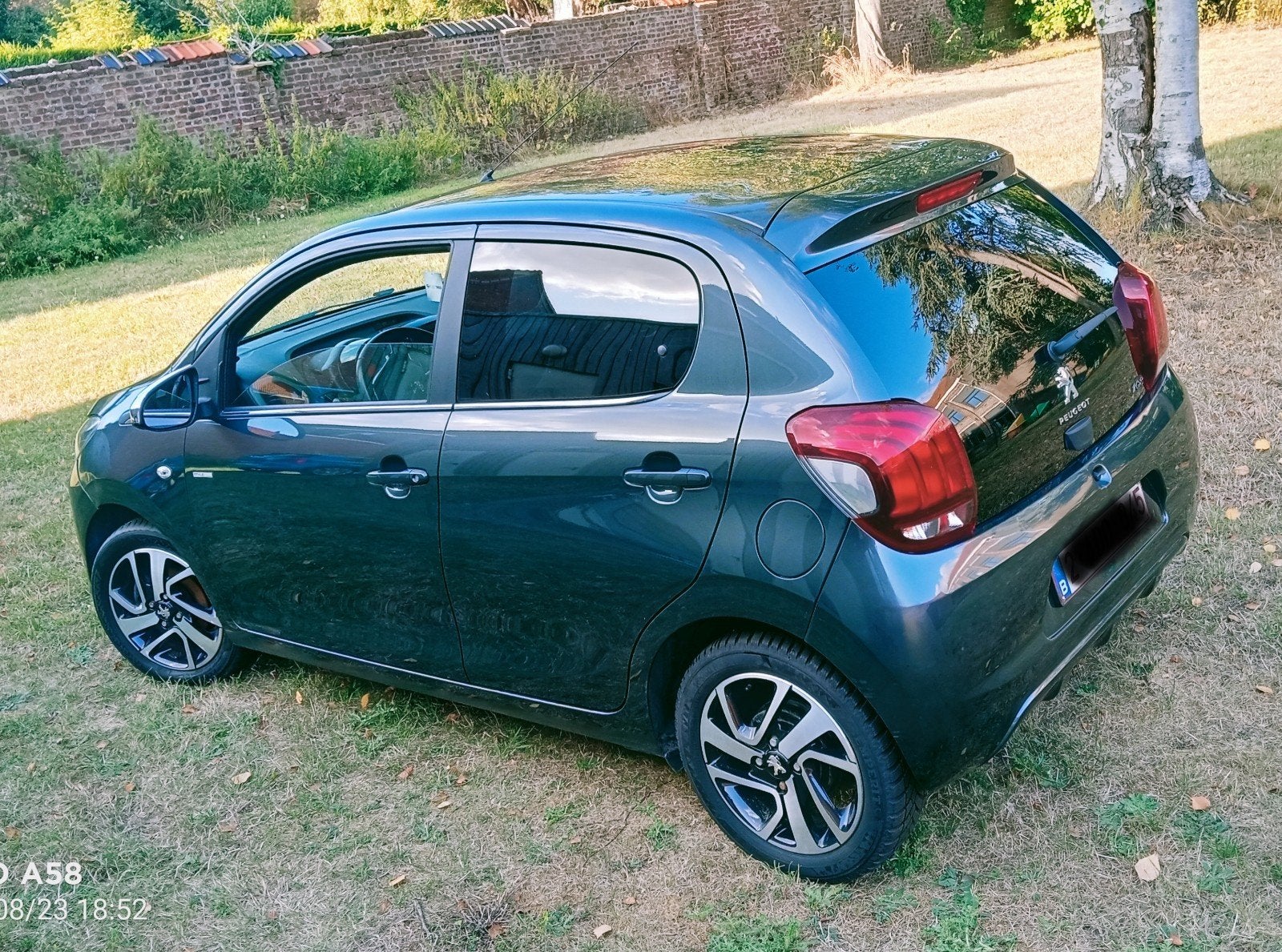 Peugeot 108, Auto's, Peugeot, Stof, 5 deurs, Particulier, Zilver of Grijs