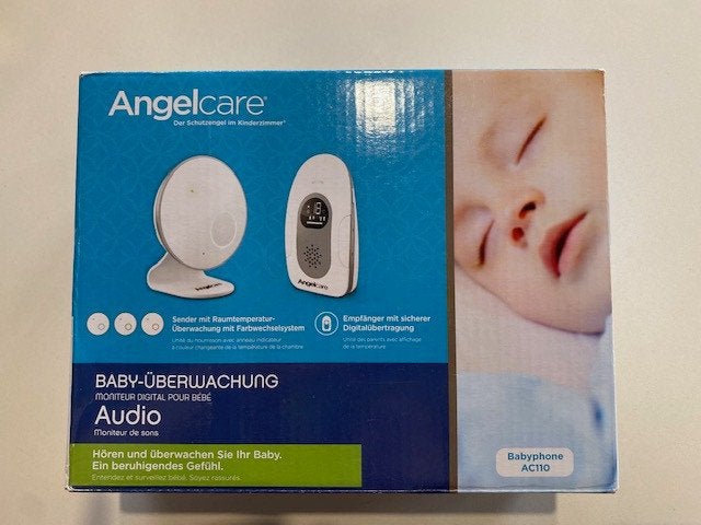 Angelcare AC110 digitale babyfoon – met temperatuurweergave, Kinderen en Baby's, Babyfoons, Ophalen of Verzenden, Zo goed als nieuw