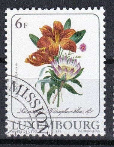 Luxembourg 1988 - N 1190, Timbres & Monnaies, Envoi, Luxembourg, Affranchi