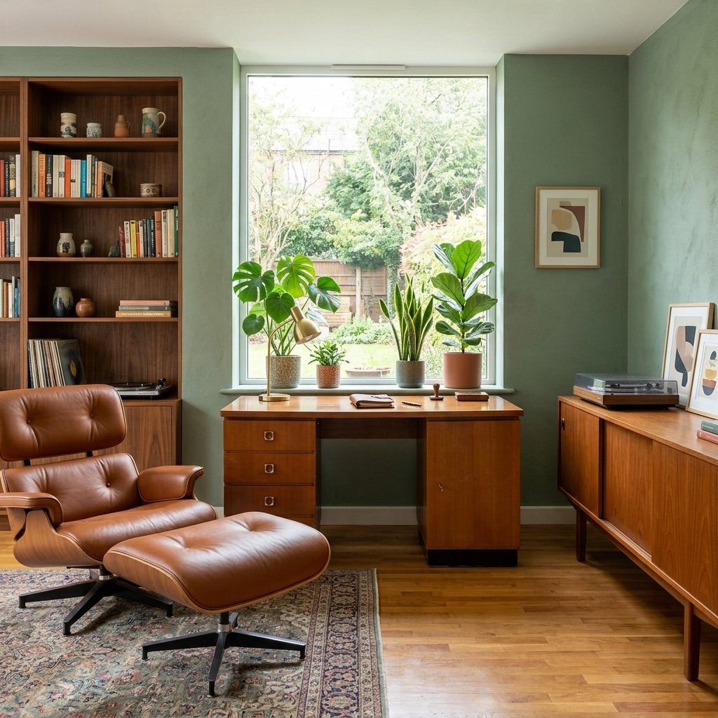 Vintage houten bureau/ desk, Ophalen of Verzenden