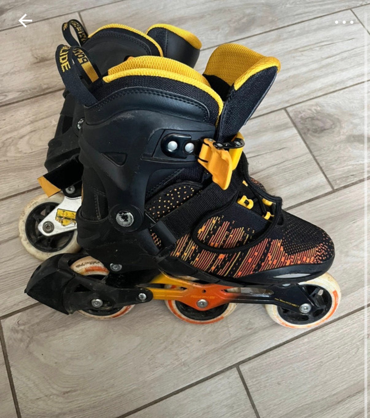 Rolschaatsen Powerslide, Verstelbaar, Ophalen of Verzenden, Zo goed als nieuw, Bescherming