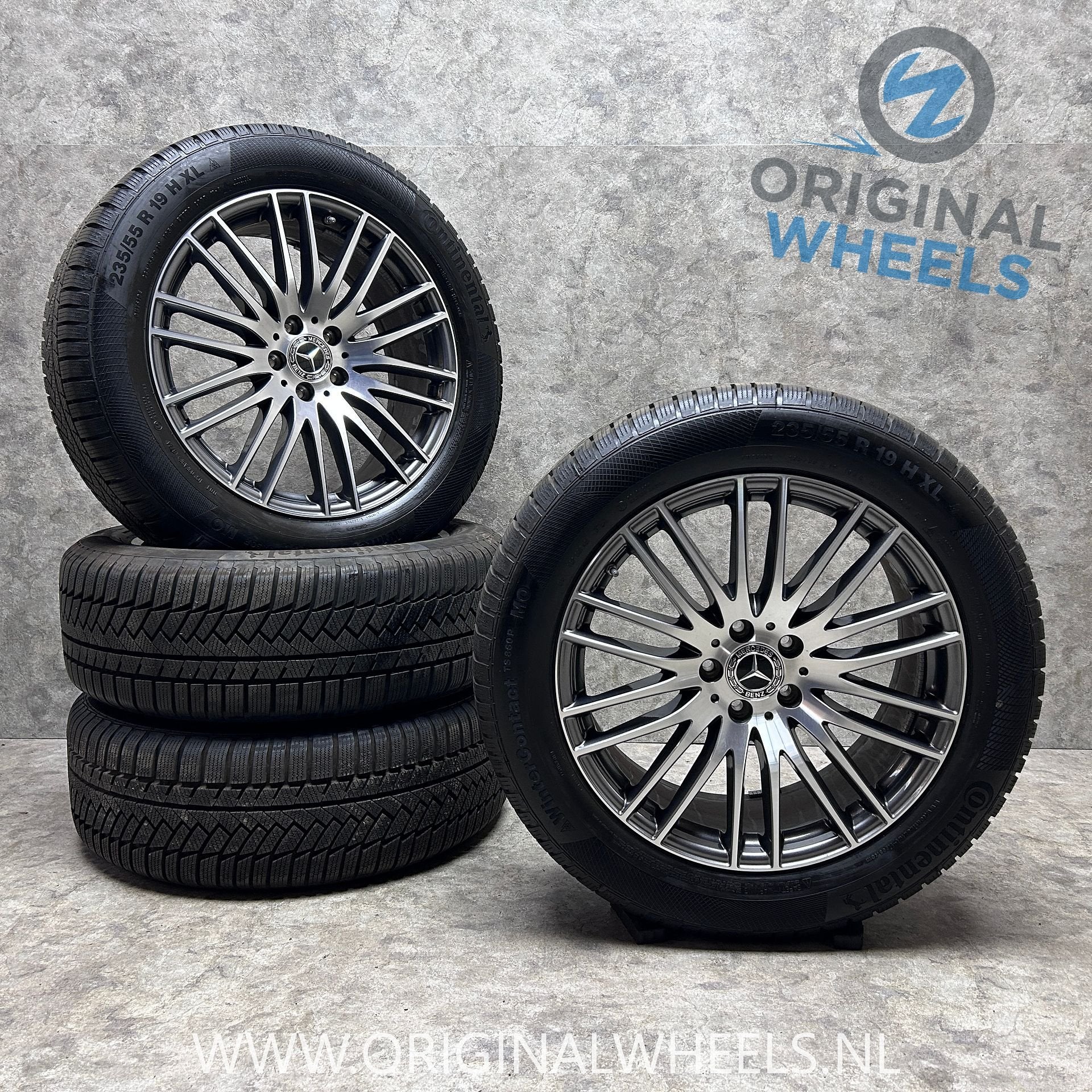✅ 19 inch originele velgen + winterbanden MB GLC X254, 19 inch, Gebruikt, -, -