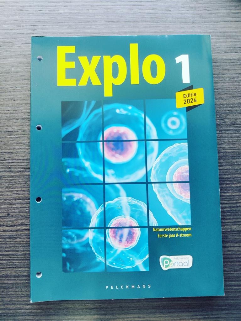 Explo 1 Leerwerkboek (editie 2024) (incl. Pelckmans Portaal), Livres, Livres scolaires, Enlèvement, Neuf, Secondaire, Physique