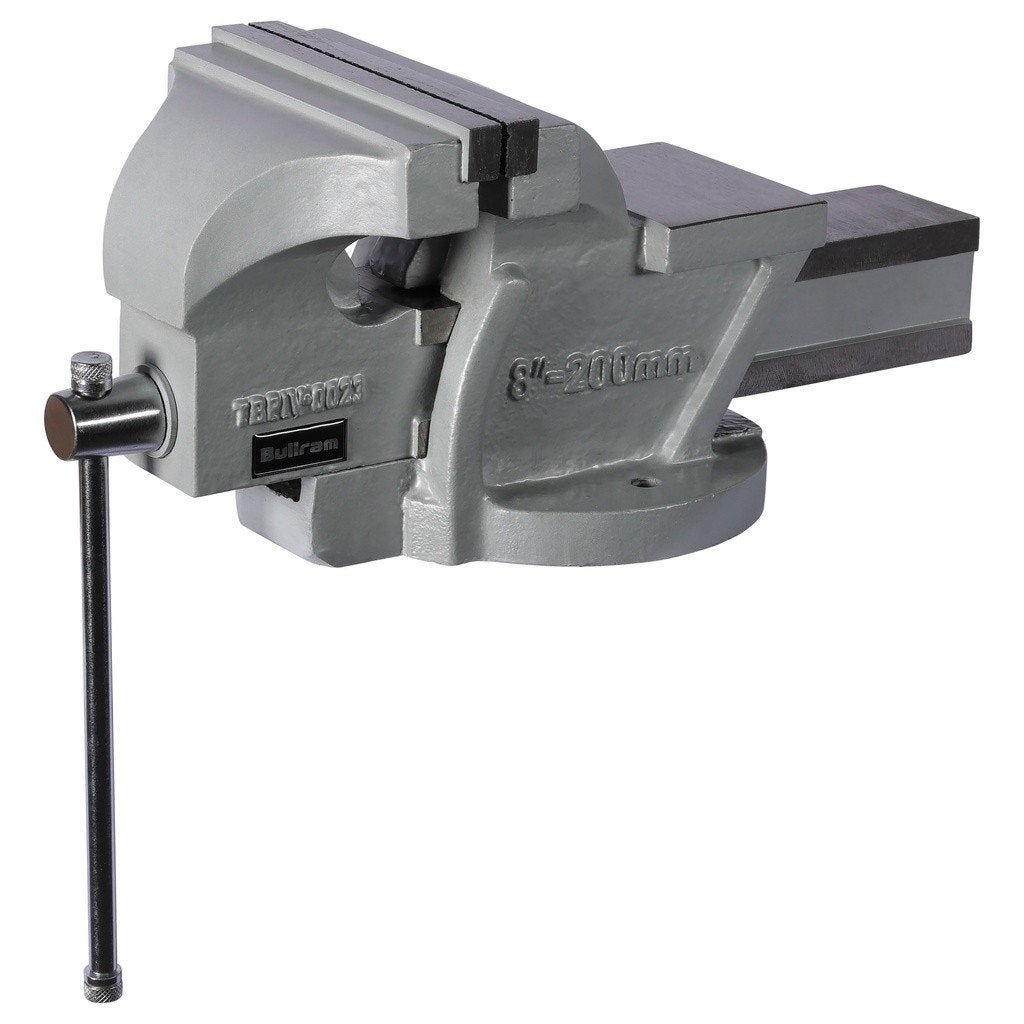 Bullram bankschroef 200 mm met pijpklem, Auto diversen, Verzenden