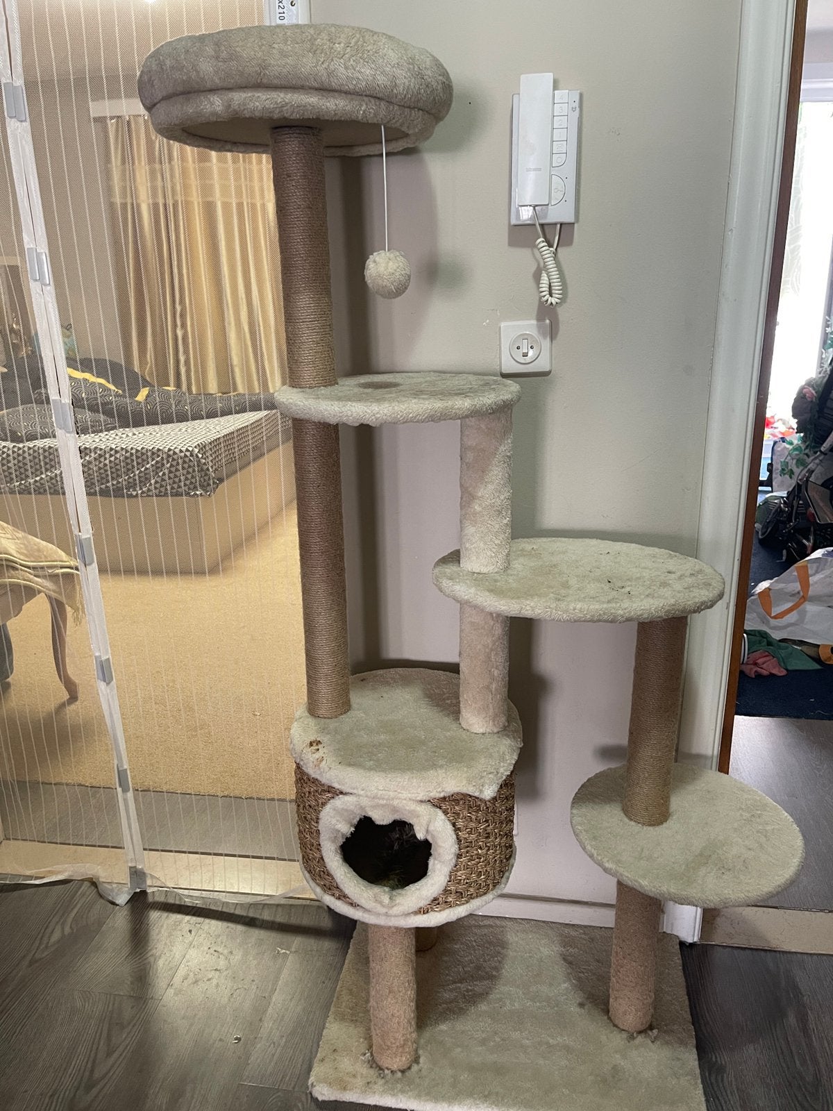 Krabpaal voor katten, Dieren en Toebehoren, Krabmeubelen, Ophalen of Verzenden, Zo goed als nieuw, Krabpaal