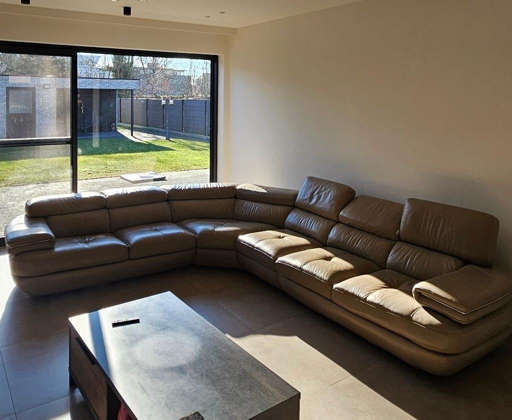 Zetel, Huis en Inrichting, Zetels | Zetels, Ophalen, Gebruikt, Hoekbank, 300 cm of meer