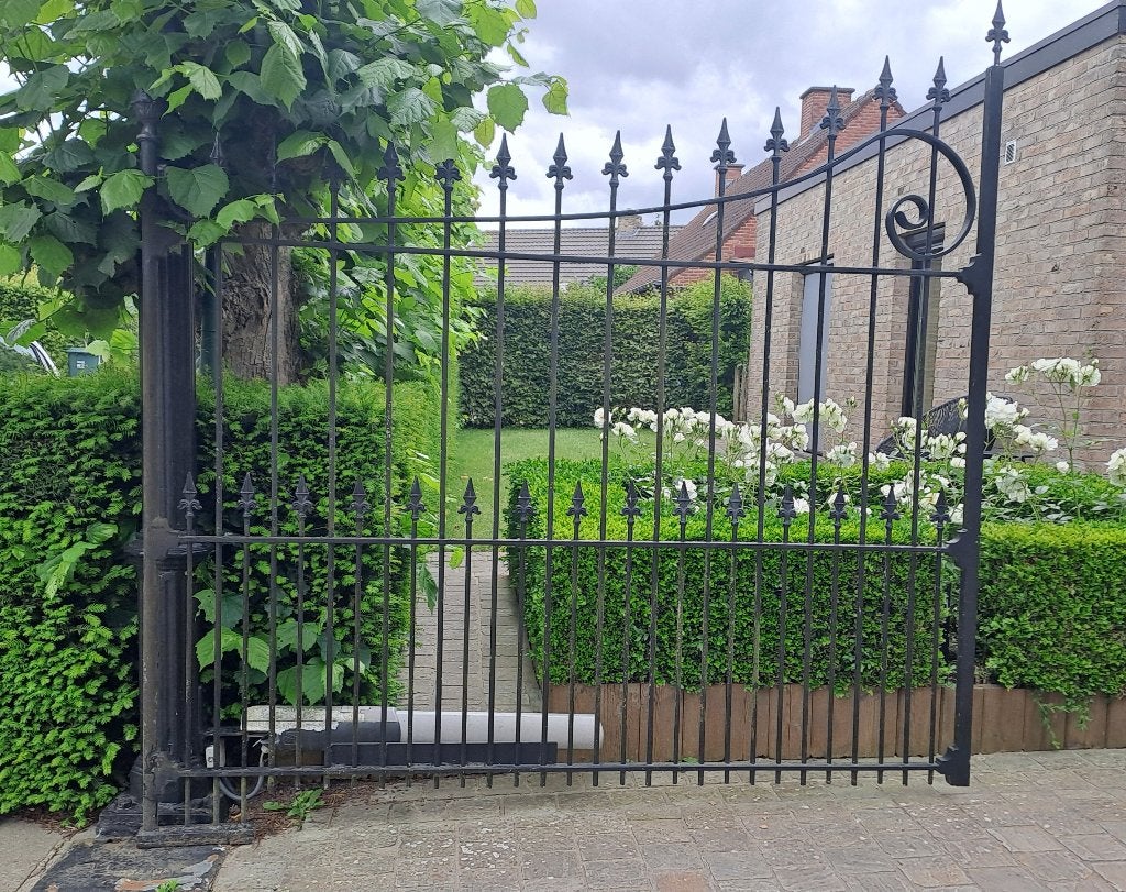 Dubbele poort, Enlèvement, Utilisé, Fer, Porte du jardin