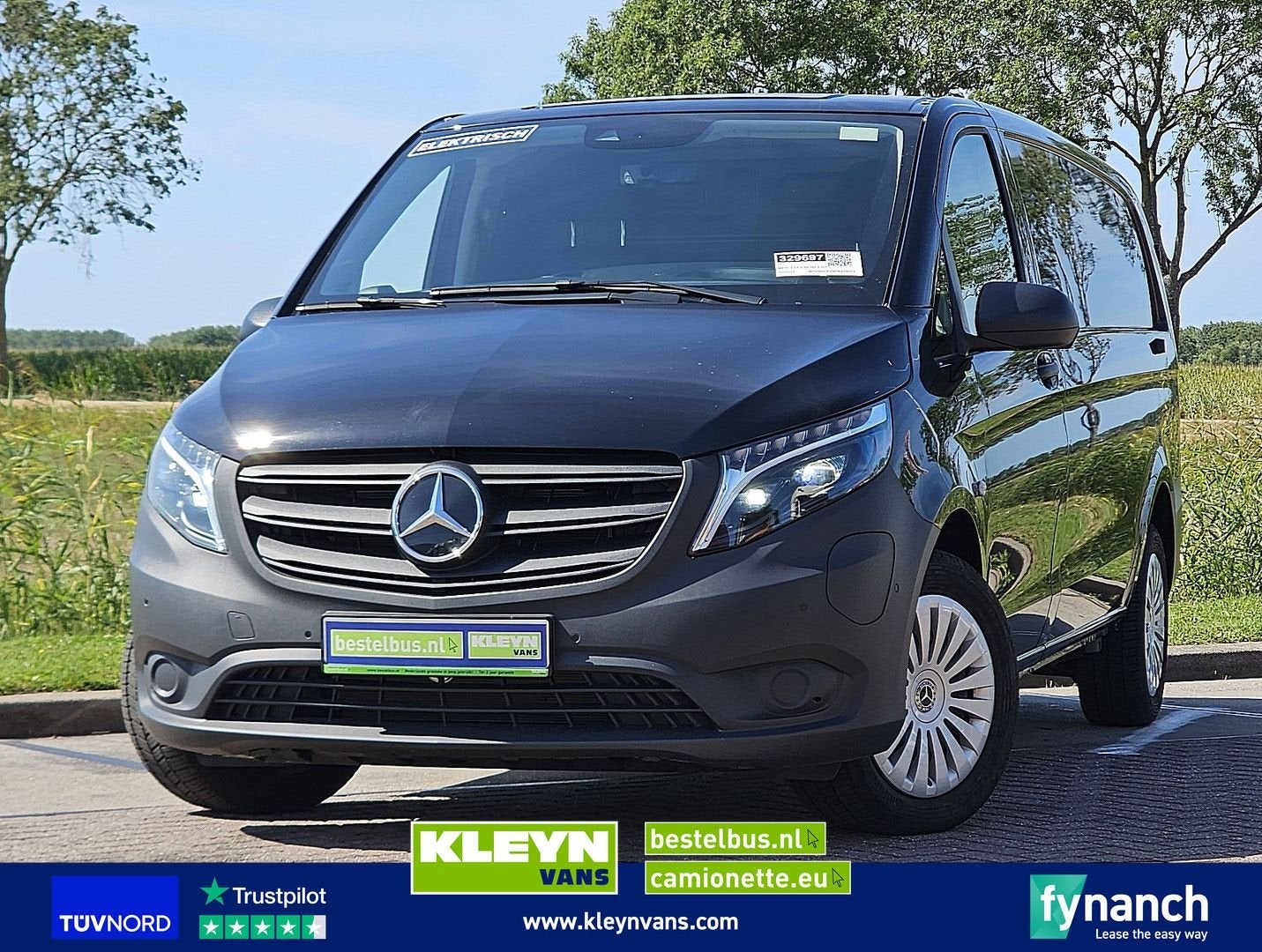 Mercedes-Benz EVITO L3 XL LED 280Km WLTP, Automaat, Cruise Control, Zwart, Mercedes-Benz