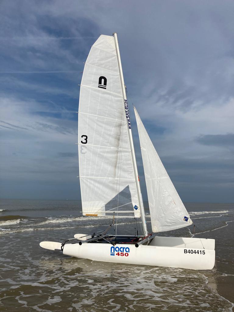 Nacra 450 uit 2006 met Cattrax, Watersport en Boten, Ophalen, Gebruikt, Geen motor, Overige modellen