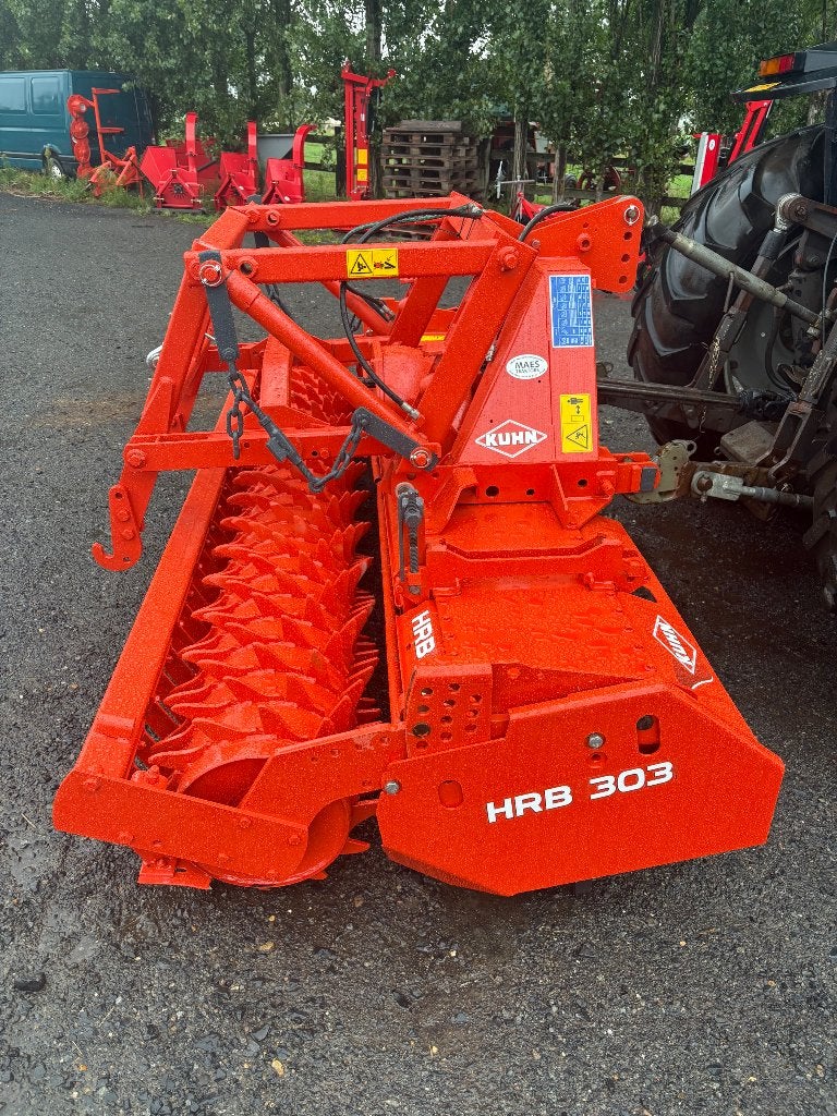 Herse rotative Kuhn HRB 303 avec rouleau Maxi Packer, Articles professionnels, Enlèvement, Cultures, Labour